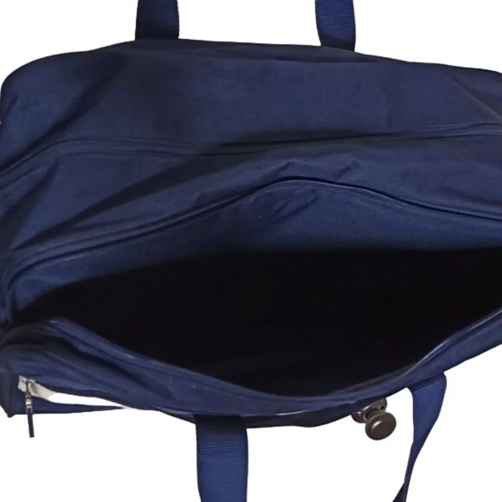 Vintage Tommy Hilfiger Weekender Bag Duffle Full Zip Carry On Bag